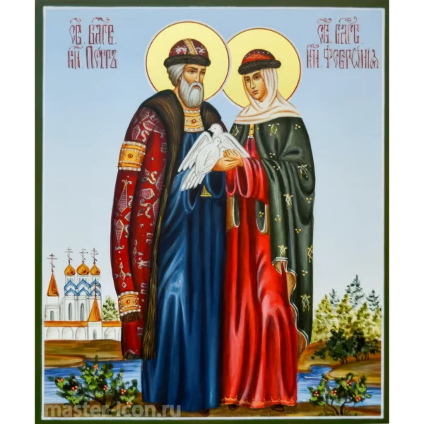 Икона Благоверных Петра и Февронии