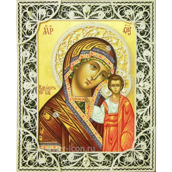 Икона скань Казанской Божией Матери