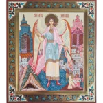 Рукописная икона Ангел Хранитель