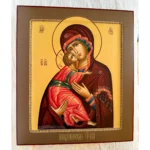 Писанная икона Владимирской Богородицы