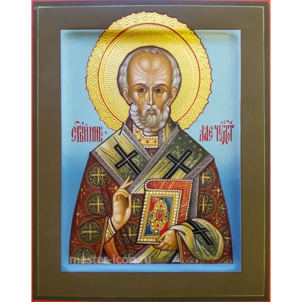 Икона рукописная Николай Угодник
